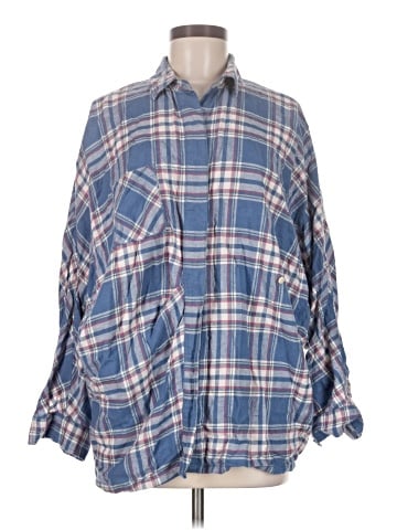 Rivet & Thread 3/4 Sleeve Button-Down Shirt (view 1)