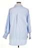 Unbranded 100% Polyester Stripes Blue 3/4 Sleeve Blouse Size XL - photo 2