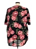 Lularoe Floral Black Short Sleeve Blouse Size 3X - photo 2