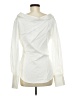 Zara Ivory White Long Sleeve Blouse Size M - photo 2