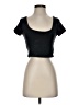 Forever 21 Black Short Sleeve Top Size S - photo 1