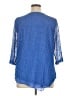 Lulu-B Blue 3/4 Sleeve Blouse Size 1X - photo 2