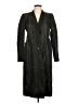 DKNY Solid Green Trenchcoat Size 8 - photo 1