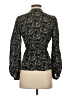 Max Studio 100% Polyester Floral Black Long Sleeve Blouse Size XS - photo 2