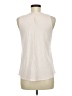 Ecru 100% Rayon Silver Sleeveless Blouse Size M - photo 2
