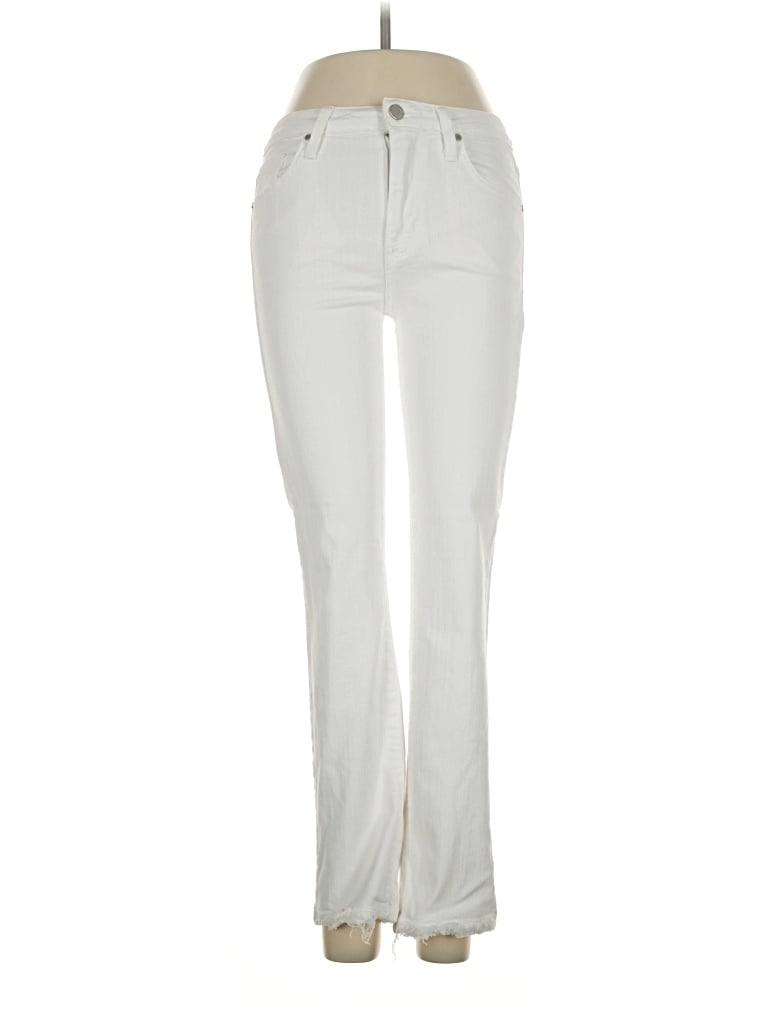 Pre-owned Just Black Jeans In Ivory