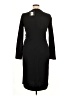 Halston Black Casual Dress Size 14 - photo 2
