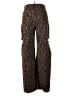 Steve Madden 100% Cotton Animal Print Brown Jeans Size 26 waist - photo 2