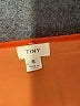 Tiny 100% Polyester Orange Short Sleeve Blouse Size S - photo 7