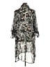 Soul 100% Polyester Silver Kimono Size 3X - photo 2