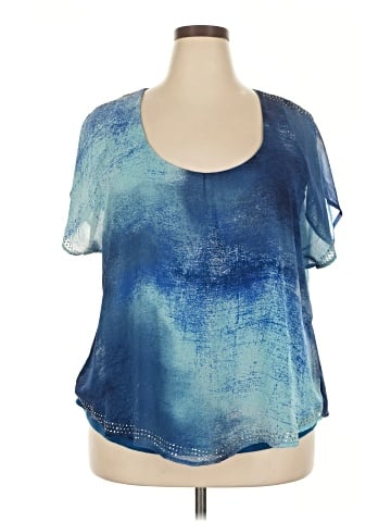Live and Let Live Short Sleeve Blouse (view 1)