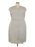 Athleta Solid Gray Casual Dress Size 3X - photo 1