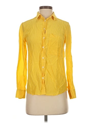 Club Monaco Long Sleeve Silk Top (view 1)