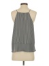 Ann Taylor LOFT 100% Polyester Gray Sleeveless Blouse Size S - photo 2
