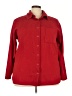 Fashion Bug Red Long Sleeve Blouse Size 22 - photo 1