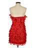 Leifsdottir 100% Polyester Red Cocktail Dress Size 2 - photo 2