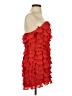 Leifsdottir 100% Polyester Red Cocktail Dress Size 2 - photo 4