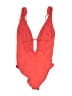 JETS Australia Solid Red One Piece Swimsuit Size 12 - photo 2