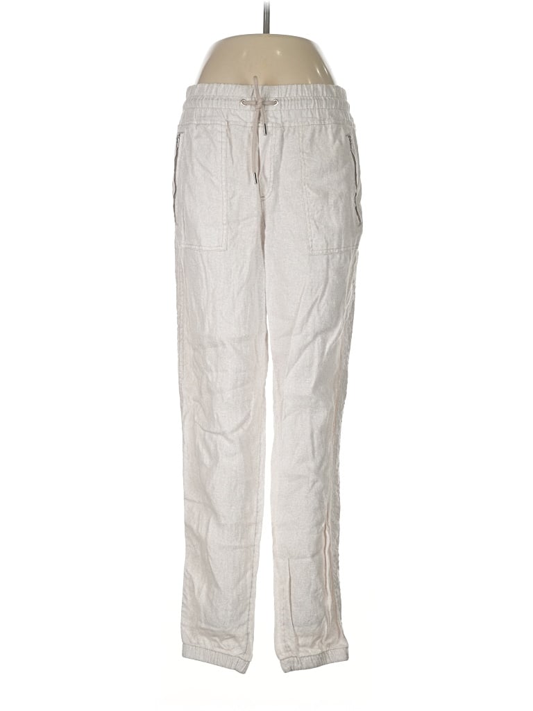 Pre-owned Athleta Linen Pants In Silver