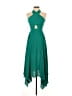 BCBGMAXAZRIA 100% Polyester Green Cocktail Dress Size 0 - photo 1