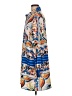 Shein 100% Polyester Print Blue Casual Dress Size 8 - 10 - photo 5