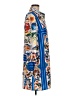 Shein 100% Polyester Print Blue Casual Dress Size 8 - 10 - photo 4