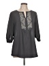 Brixon Ivy 100% Polyester Gray 3/4 Sleeve Blouse Size XL - photo 1