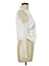 Boohoo 100% Polyester Silver 3/4 Sleeve Blouse Size 10 - photo 4