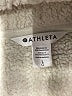Athleta 100% Polyester Ivory Faux Fur Jacket Size L - photo 6