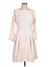 ModCloth 100% Polyester Ivory Cocktail Dress Size L - photo 1