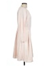 ModCloth 100% Polyester Ivory Cocktail Dress Size L - photo 4