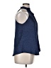 BTFBM Blue Sleeveless Blouse Size XL - photo 4