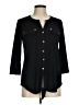 Ellen Tracy Black 3/4 Sleeve Blouse Size M - photo 1