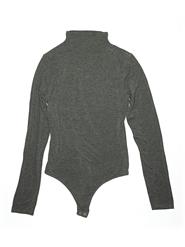 Pre-owned Express Bodysuit In Gray