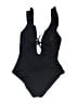 Becca Black One Piece Swimsuit Size M - photo 2