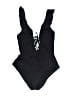 Becca Black One Piece Swimsuit Size M - photo 1