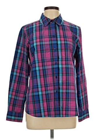 Foxcroft Long Sleeve Button-Down Shirt (view 1)