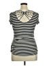 Candie's Black Short Sleeve Top Size XL - photo 2