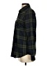 BCBGeneration Plaid Green Long Sleeve Blouse Size S - photo 5
