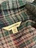 Max Studio 100% Rayon Plaid Green Long Sleeve Button-Down Shirt Size L - photo 7