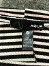 Aqua 100% Polyester Stripes Gray Casual Dress Size L - photo 7