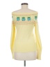 Lux Yellow Pullover Sweater Size M - photo 2