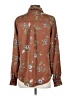 Lulus 100% Polyester Floral Brown Long Sleeve Blouse Size S - photo 2