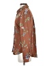 Lulus 100% Polyester Floral Brown Long Sleeve Blouse Size S - photo 5