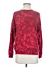 Athleta Floral Burgundy Red Pullover Sweater Size XS - photo 1