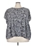 Torrid 100% Polyester Gray Short Sleeve Blouse Size 4X (4) - photo 1