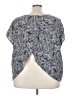Torrid 100% Polyester Gray Short Sleeve Blouse Size 4X (4) - photo 2