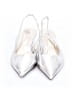 Zara Metallic Silver Heels Size EU 39 - photo 2