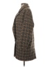 m.i.h Jeans Plaid Brown Wool Coat Size S - photo 5