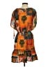 FARM Rio for Anthropologie Print Orange Casual Dress Size S - photo 2
